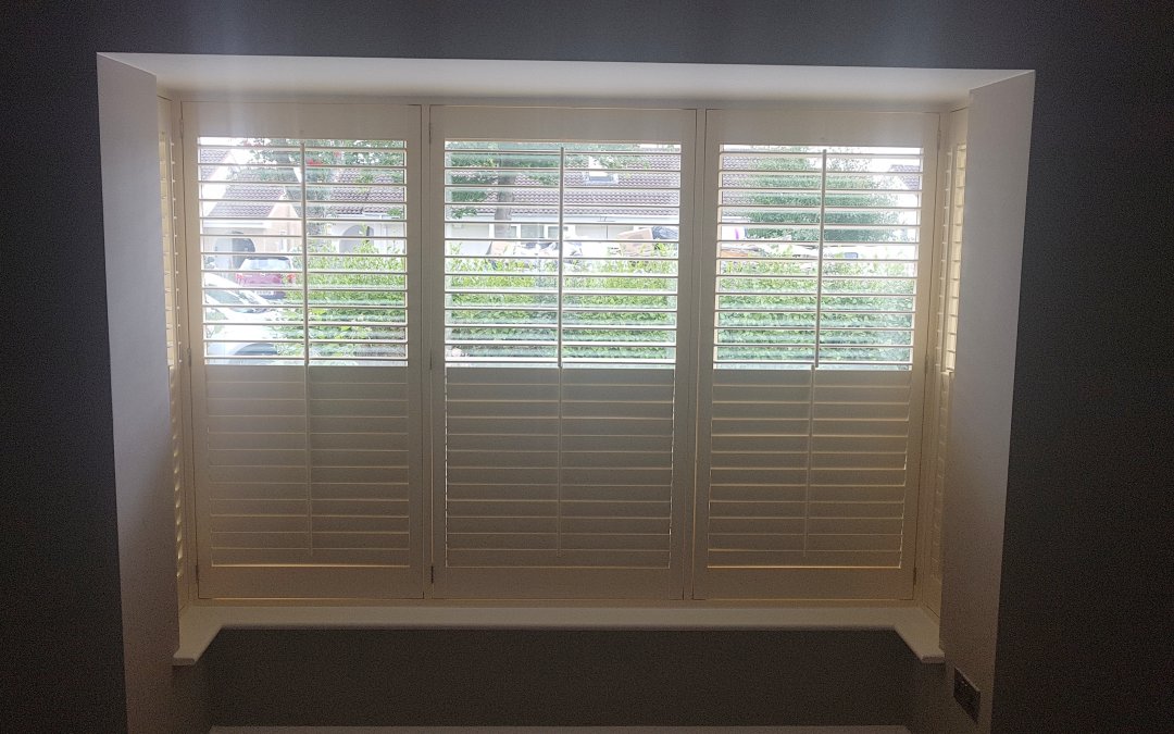 Plantation Shutters installed in Castleknock, Dublin 15.