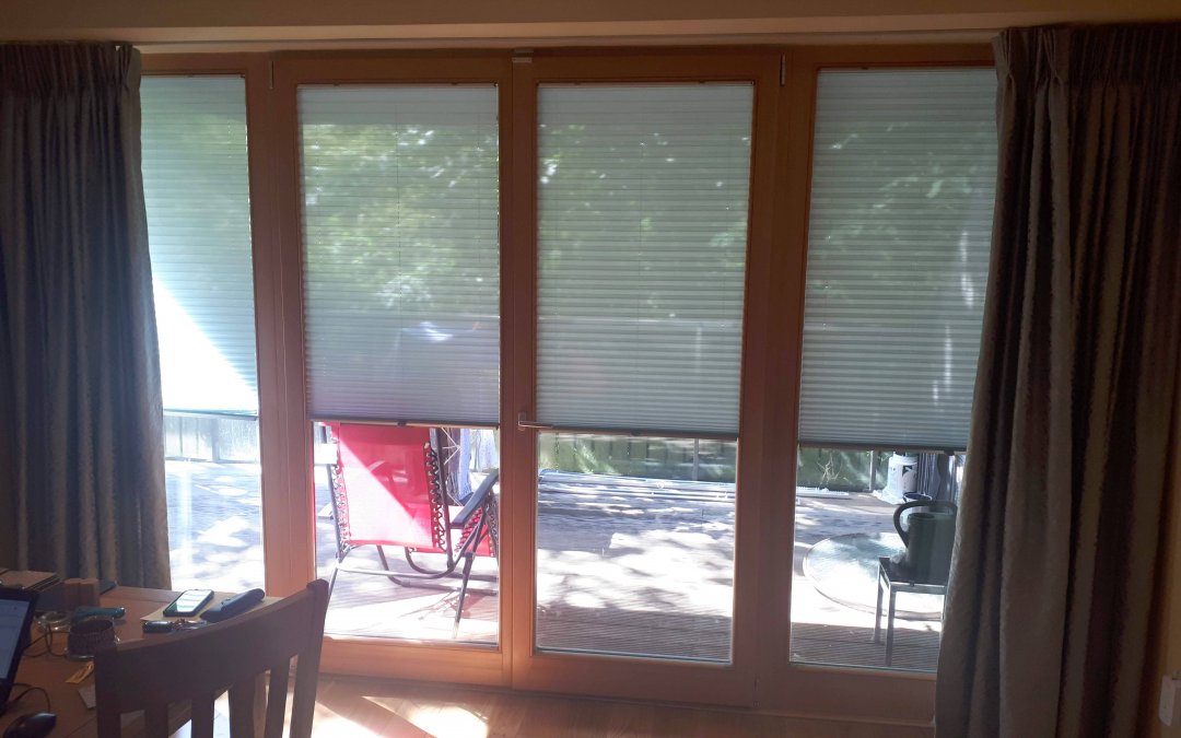 Pleated Blinds installed in Loughlinstown, Dublin 18