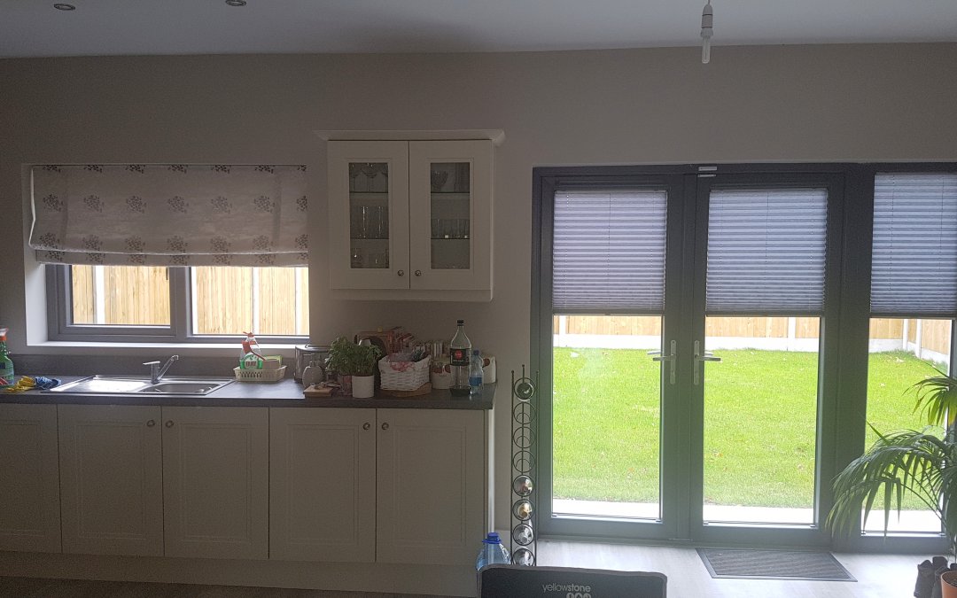 Varisheer and Pleated Blinds fitted in Ratoath, Co Meath.