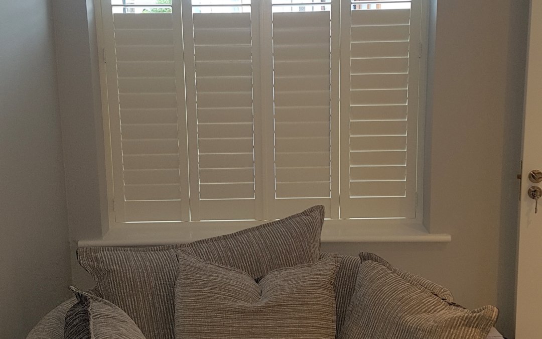 Plantation Shutters fitted in Coolock, County Dublin.