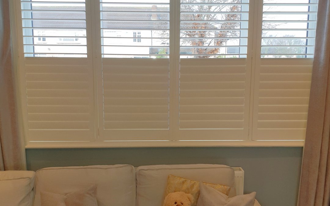 White Plantation Shutters installed in Perrystown, Dublin 12