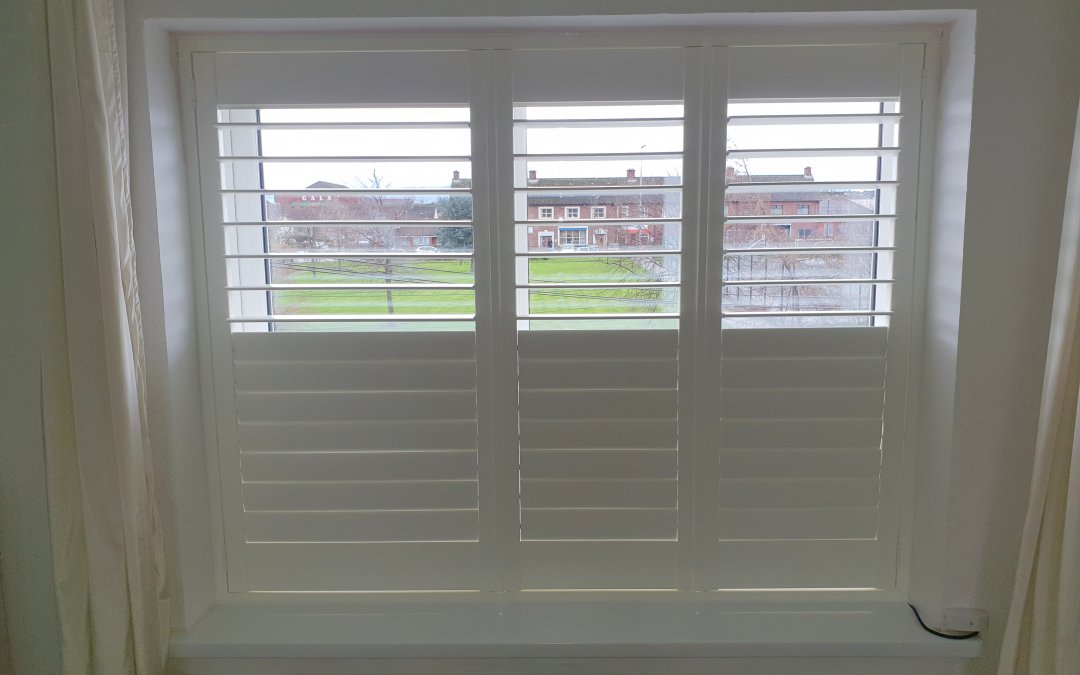 White Plantation Shutter installed in Ballyfermot, Co Dublin