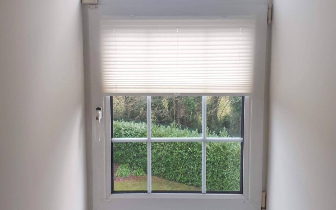 Pleated Blinds installed in Malahide, Co Dublin