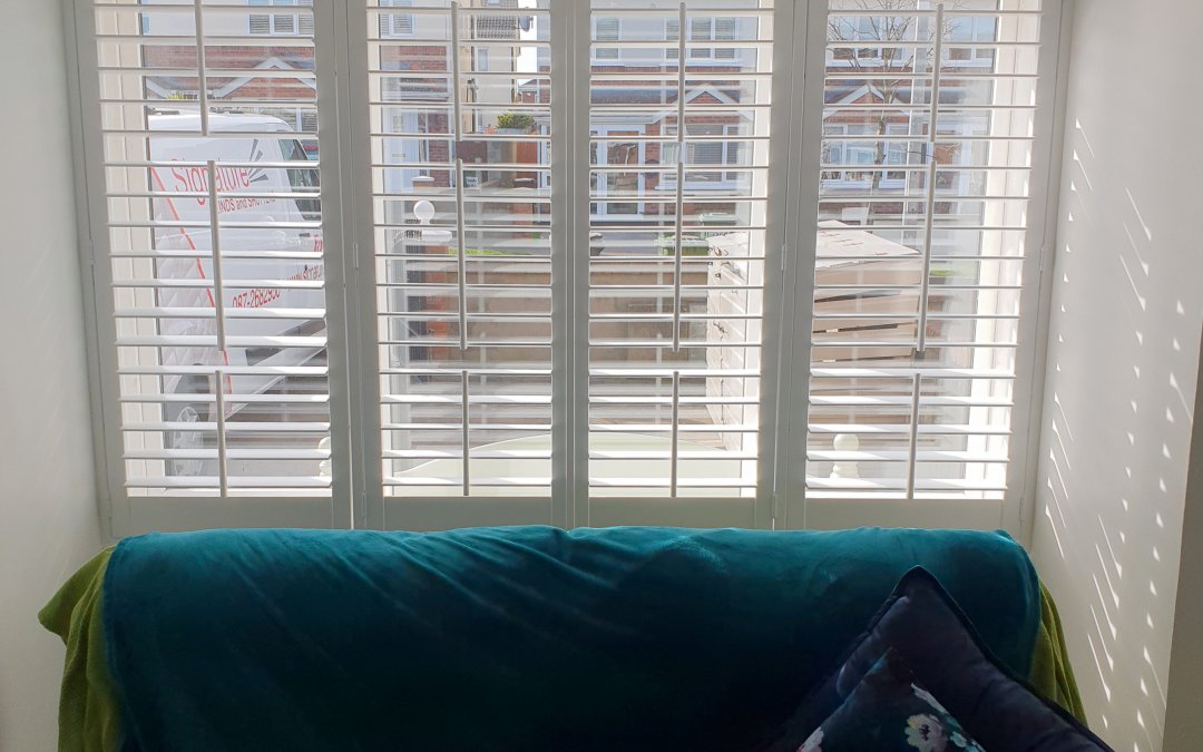 White Plantation Shutters in Leixlip, Co Kildare