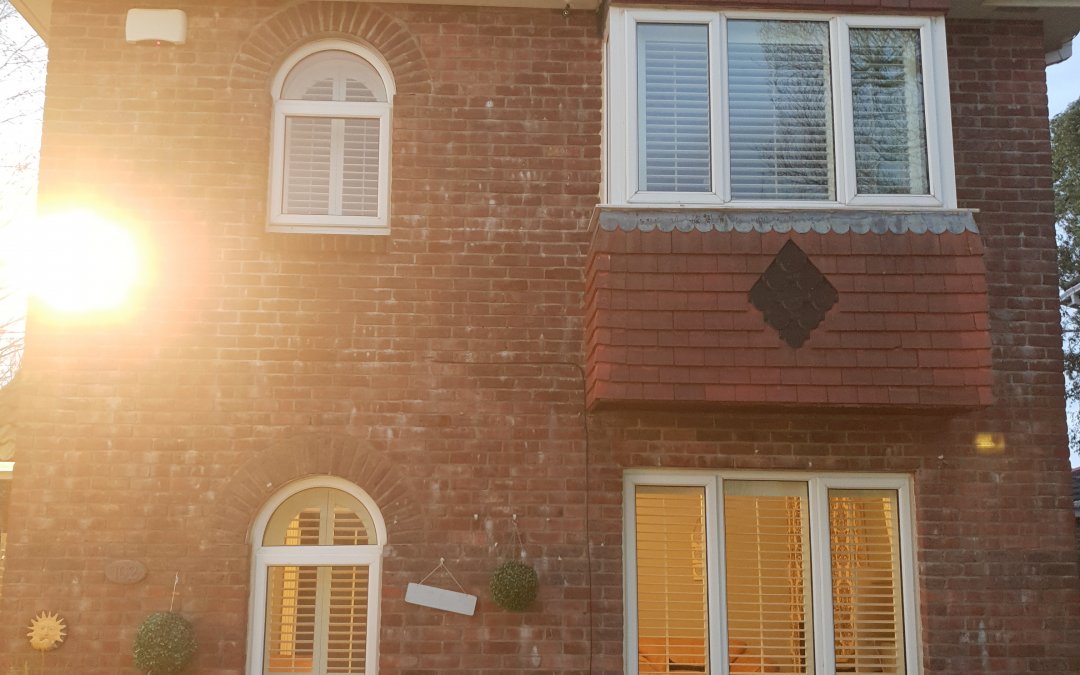 Shaped and Standard Shutters installed in Bray, Co Wicklow