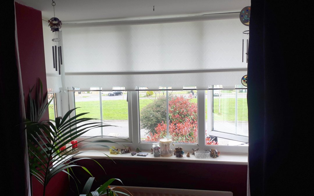 Roller blinds installed in Lusk, County Dublin