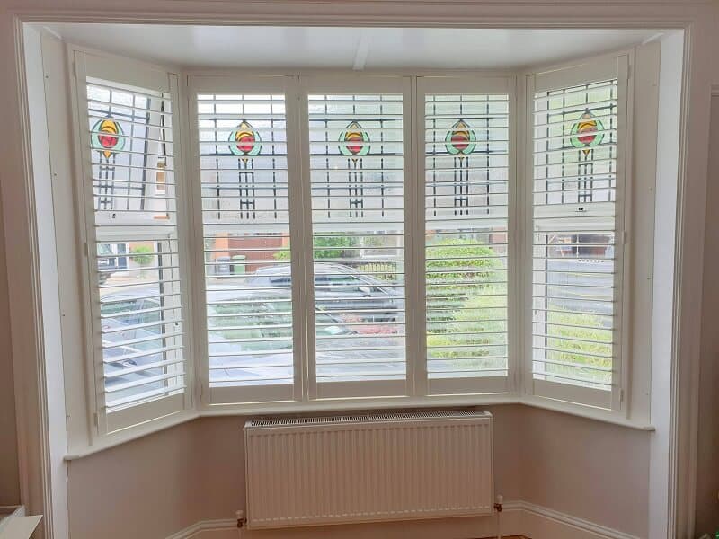 Crispy White Plantation Shutters fitted in Whitehall, Dublin 9