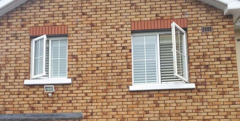 White Plantation Shutters installed in Trim, Meath.