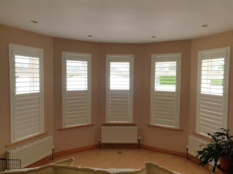 Strong and Durable Plantation Shutters installed in Wicklow.