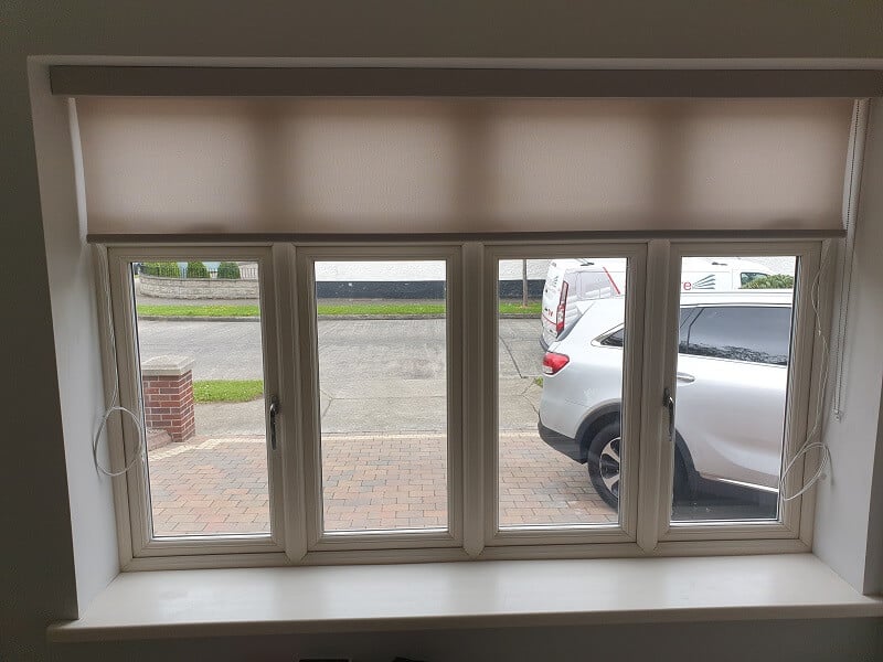 Roller Blinds with matching valances installed in Templeogue, Dublin 6W