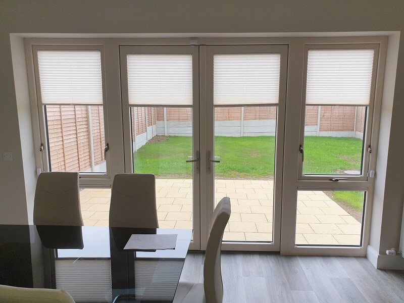 Pleated and Varisheer blinds installed in Hollywoodrath, Hollystown