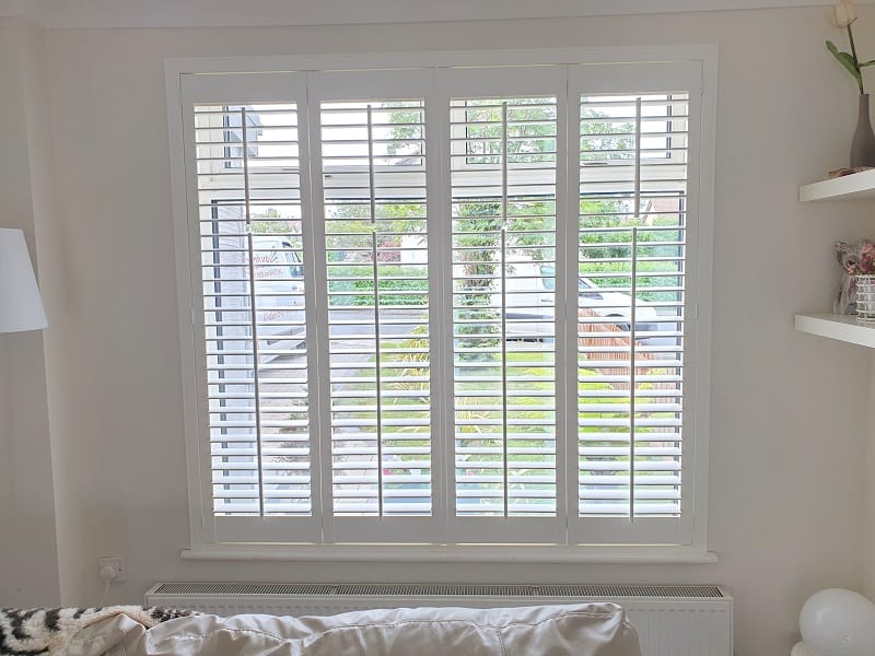 Sitting Room shutter installed in Bray, Wicklow