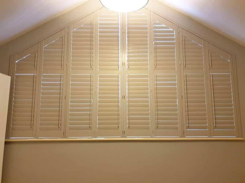 Spectacular Triangular Shutters fitted in Celbridge, Kildare