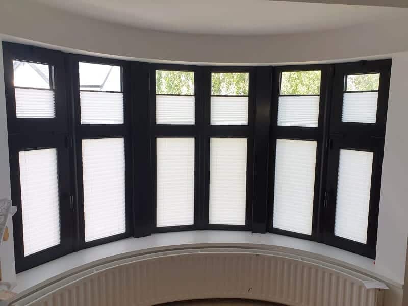 Pleated Blinds installed in Donnybrook, Dublin 4.