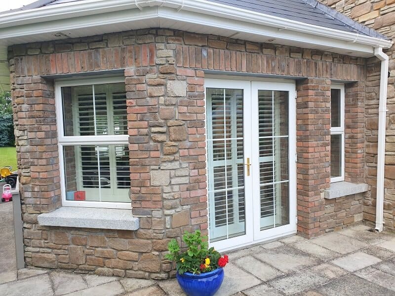 Shutters installed in a Conservatory in Kildare.