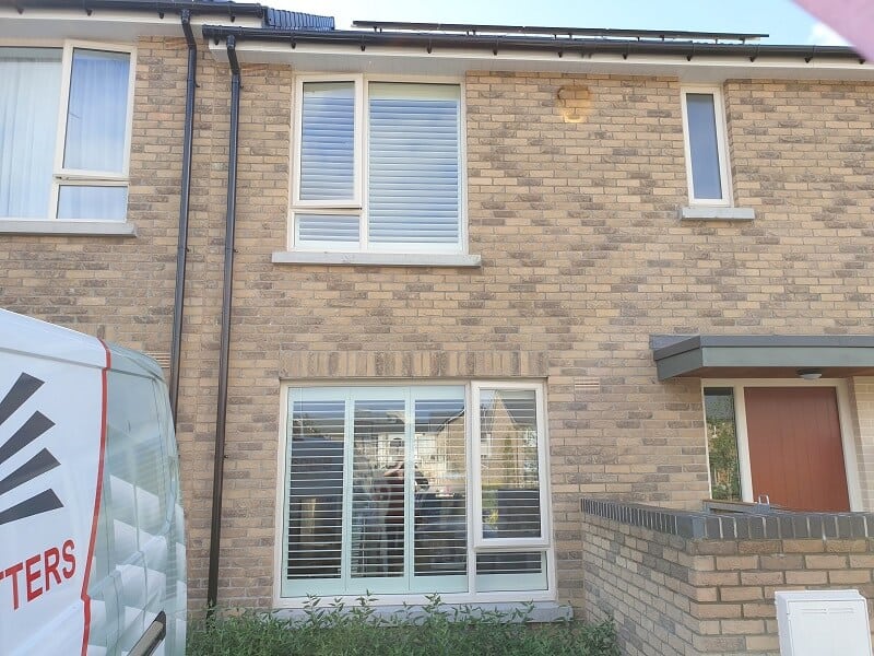 Beautiful White Shutters installed in Ashtown, Dublin 15