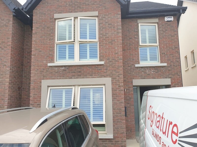 Stunning White Shutters fitted in Hollywoodrath, Dublin 15