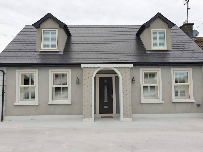 White Plantation Shutters fitted in Rush, Co Dublin