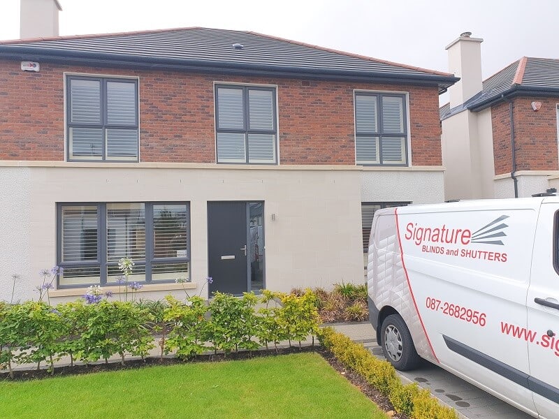Pearl Plantation Shutters fitted in Lucan, Dublin