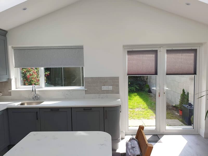 Pleated & Roller Blinds fitted in Carpenterstown, Dublin 15