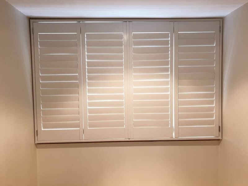 White Plantation Shutters installed in Glasnevin, Co Dublin