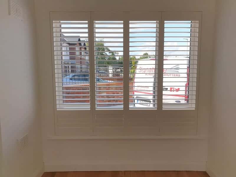 Beautiful White Shutters fitted in Maynooth, Kildare.