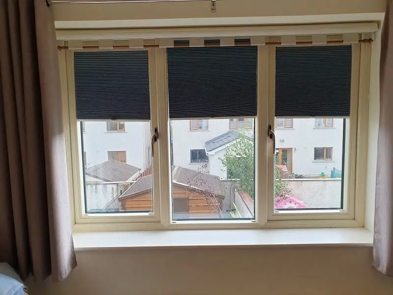 Duette and Pleated Blinds installed in Naas, Kildare.