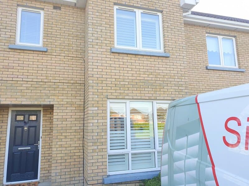 White Plantation Shutters installed in Ratoath, Meath