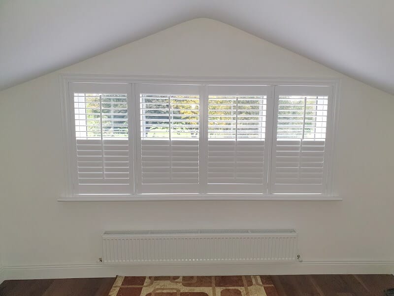 White Plantation Shutter installed in Cabra, Dublin 7