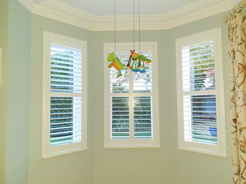 White Plantation Shutters fitted in Greystones, Wicklow.