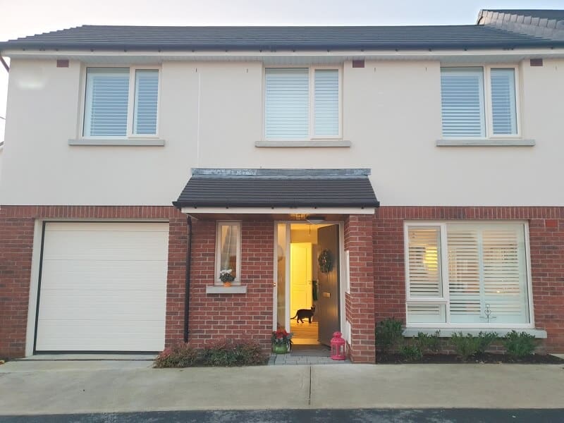 White Shutters installed in a beautiful new home in Dun Rioga, Dunshaughlin, Meath.