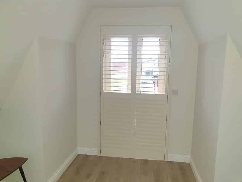 Off-White Plantation Shutters fitted in Terenure, Dublin 6W.