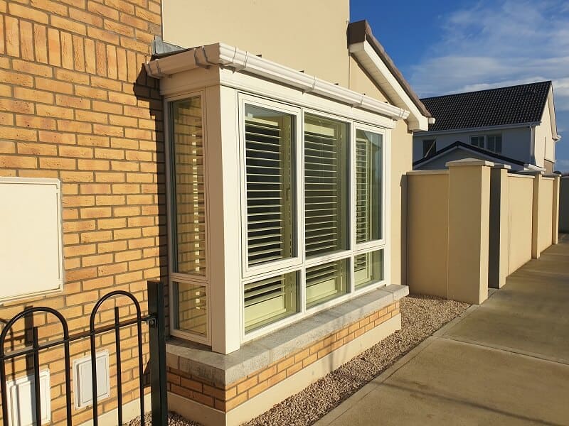 Silk White Plantation Shutters installed in Diswellstown, Castleknock, Dublin 15