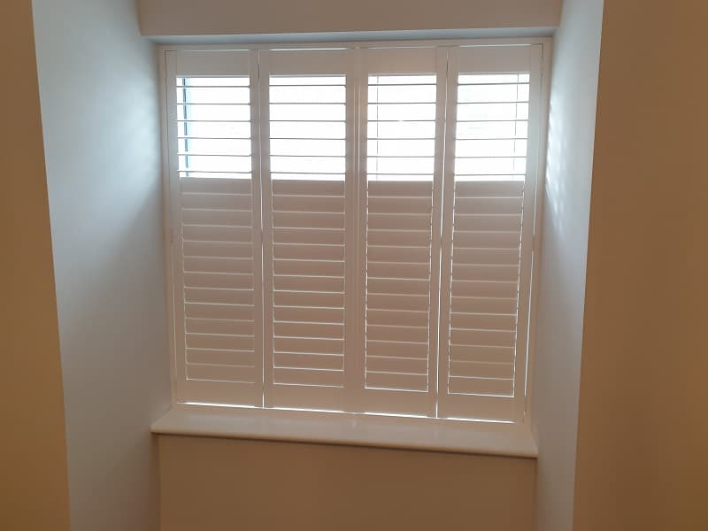 White Plantation Shutters fitted in Sandyford, Dublin 16