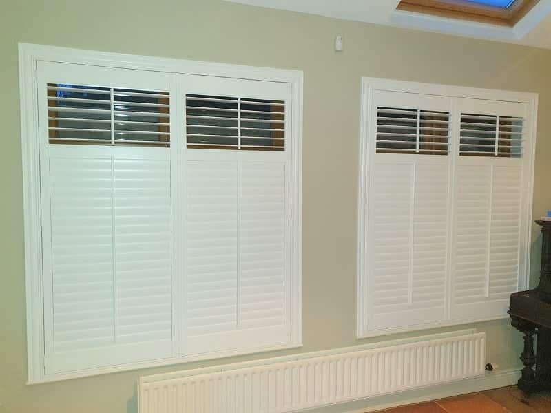 Large Plantation Shutters installed in Celbridge, Kildare.