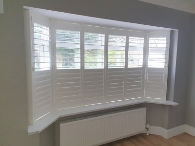 Plantation Shutters installed in Lucan, County Dublin.