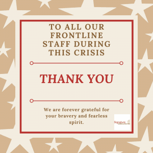 Thank You Frontline Staff