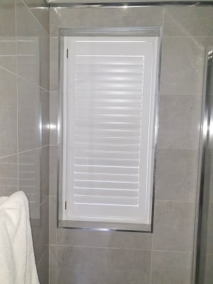 White Plantation Shutters installed in Dublin 4, Dublin.