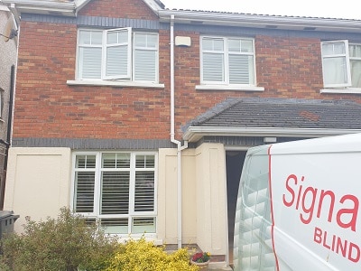 76mm louver Shutters fitted in Allendale, Clonsilla, Dublin 15.