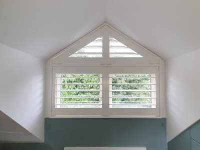 Pure White Plantation Shutters installed in Dublin 4, Dublin