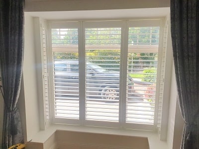 Bay Window Shutter installed in Lucan, Dublin.