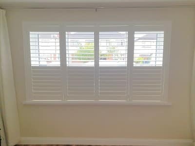 89mm louver Shutters installed in Castleknock, Dublin 15.