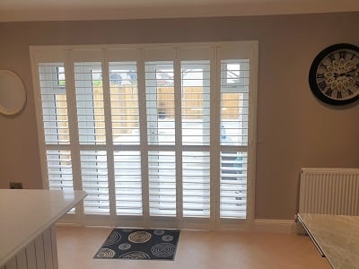 Z-Frame Plantation Shutters fitted in Ratoath, Meath.