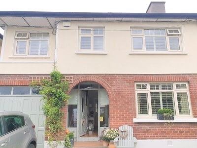 White Plantation Shutters installed in Woodbrook park, Dublin 15.