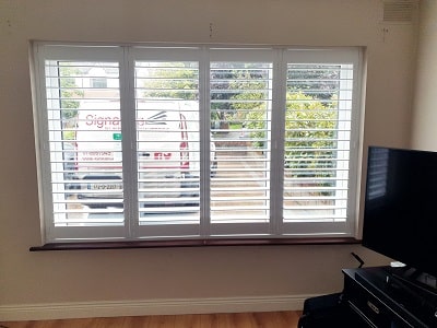 White Plantation Shutter fitted in Ballinteer, Co Dublin