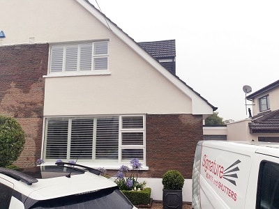 76mm louver Shutters installed in Blackrock, Co Louth