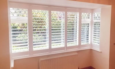 White Plantation Shutters installed in Ratoath, Meath.