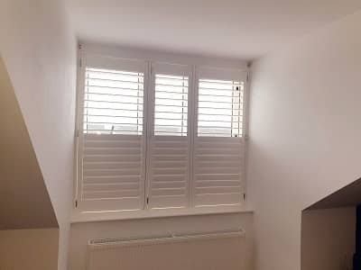 Weston type shutters fitted in Castlewellan, Leixlip, Kildare.