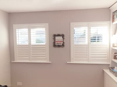 Plantation Shutters installed in Sallynoggin, County Dublin.