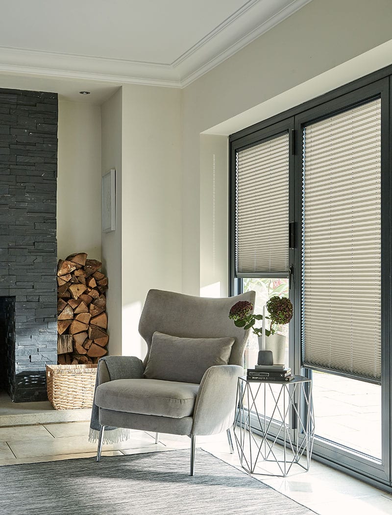 Pleated Blinds are modern and neat Signature Blinds